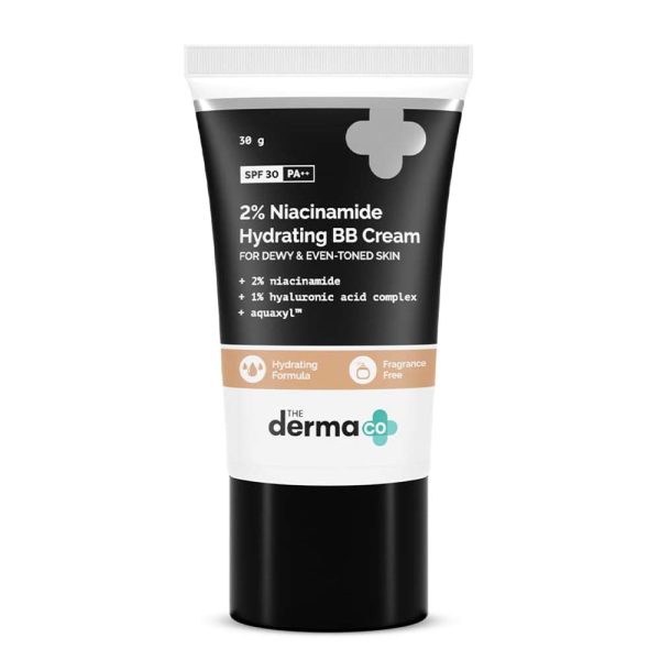 The Derma Co 2% Niacinamide Hydrating BB Cream for Dewy & Even Toned Skin