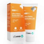 The Derma Co Ultra Matte SPF60 PA+++ Sunscreen Gel for Broad Spectrum Protection