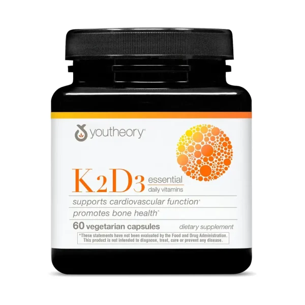 Youtheory K2D3 Capsules 60 Pcs