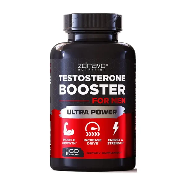 Zdravo Nutrition Testosterone Booster Ultra Power 60 Capsules